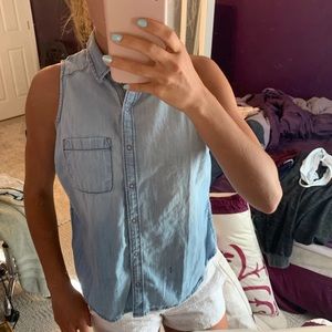 Denim Tank or Vest